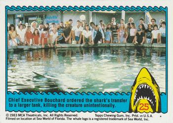 1983 Topps Jaws 3-D #25 Chief Executive Bouchard ordered... Front