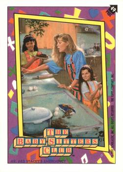 1991 Topps The Baby-Sitters Club Stickers #49 #43 Stacey's Emergency Front