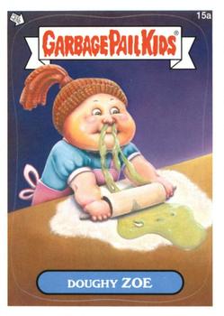 2012 Garbage Pail Kids Brand New Series #15a Doughy Zoe Front