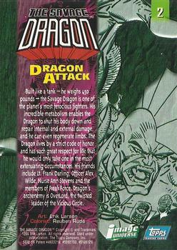 1995 Topps Finest Image Universe #2 Dragon Attack Back