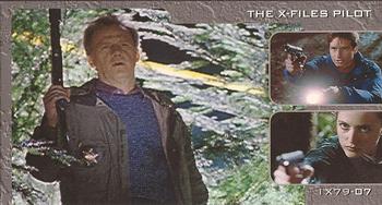 1997 Topps The X-Files Showcase #1X79-07 At the Ramon County State Psychiatric Front