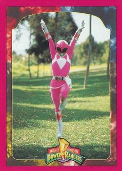 1994 Collect-A-Card Mighty Morphin Power Rangers Series 2 Retail #120 The Pink Ranger Front