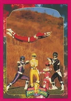 1994 Collect-A-Card Mighty Morphin Power Rangers Series 2 Retail #124 Flying Ranger Front