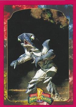 1994 Collect-A-Card Mighty Morphin Power Rangers Series 2 Retail #136 Slippery Shark Front