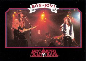 1991 Impel Mega Metal #11 Bon Jovi Front