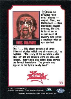 1991 Impel Mega Metal #66 King Diamond Back