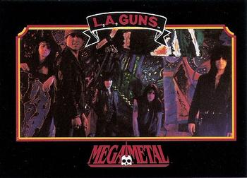 1991 Impel Mega Metal #75 Tracii Guns Front