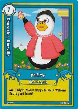 2007 Ganz Webkinz Series 2 #B2-07 Ms. Birdy, Kind Penguin Front