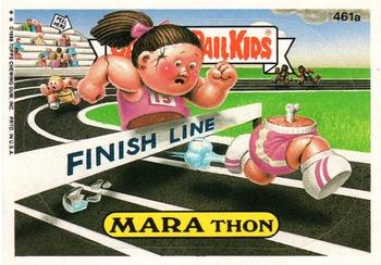 1988 Topps Garbage Pail Kids Series 12 #461a Mara Thon Front