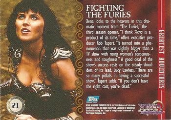 1998 Topps Xena: Warrior Princess #21 Fighting the Furies Back