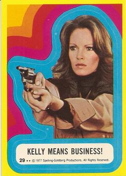 1977 Topps Charlie's Angels - Stickers #29 Kelly Means Business! Front