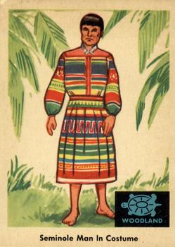 1959 Fleer Plains Indians (R730-2) #37 Seminole Man In Costume Front