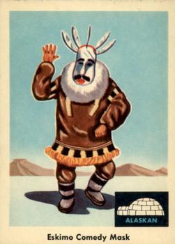 1959 Fleer Plains Indians (R730-2) #71 Eskimo Comedy Mask Front