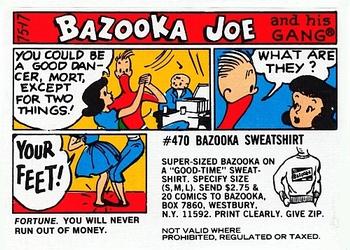 1975 Topps Bazooka Joe and His Gang #75-17 Fortune. You will never run out of money. Front