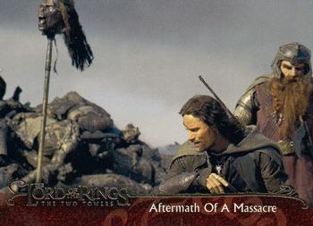 2002 Topps Lord of the Rings: The Two Towers #24 Aftermath Of A Massacre Front