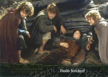 2001 Topps Lord of the Rings: The Fellowship of the Ring #48 Frodo Stricken! Front