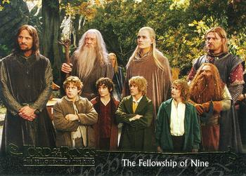2001 Topps Lord of the Rings: The Fellowship of the Ring #59 The Fellowship of Nine Front