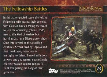 2001 Topps Lord of the Rings: The Fellowship of the Ring #69 The Fellowship Battles Back