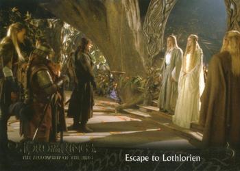 2001 Topps Lord of the Rings: The Fellowship of the Ring #72 Escape to Lothlorien Front