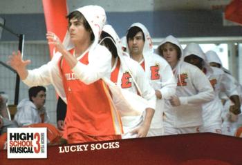 2008 Topps High School Musical 3: Senior Year #10 Lucky Socks Front