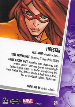 2013 Rittenhouse Women of Marvel Series 2 #24 Firestar Back