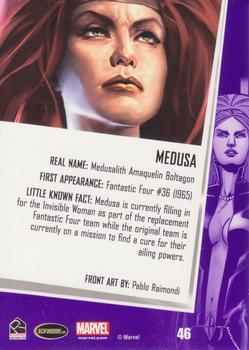 2013 Rittenhouse Women of Marvel Series 2 #46 Medusa Back