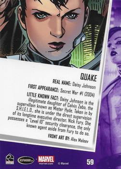 2013 Rittenhouse Women of Marvel Series 2 #59 Quake Back