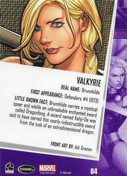 2013 Rittenhouse Women of Marvel Series 2 #84 Valkyrie Back