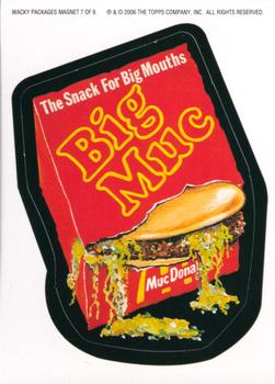 2005 Topps Wacky Packages All-New Series 3 - Magnets #7 Big Muc Front