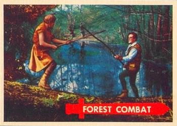1957 Topps Robin Hood #17 Forest Combat Front