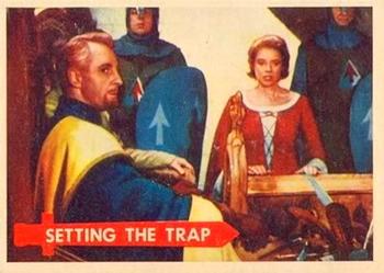 1957 Topps Robin Hood #37 Setting the Trap Front