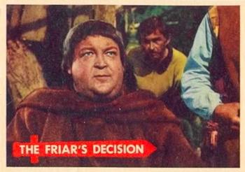 1957 Topps Robin Hood #38 The Friar's Decision Front