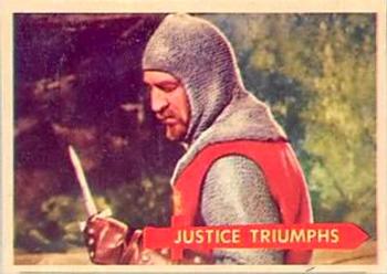 1957 Topps Robin Hood #60 Justice Triumphs Front