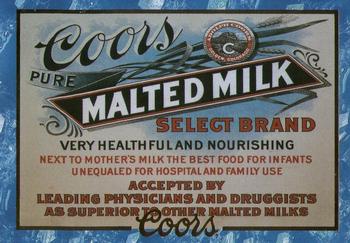 1995 Coors #31 1916 Malted Milk Ad Front