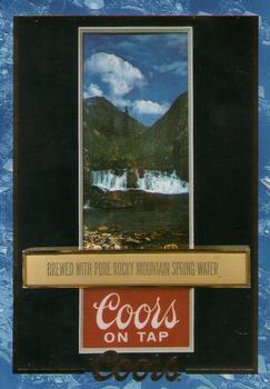 1995 Coors #38 On-Tap Scenic Sign Front