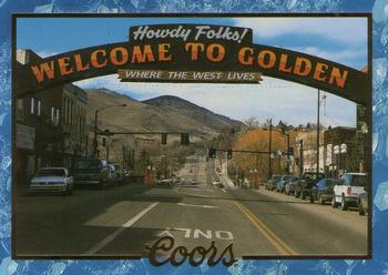 1995 Coors #72 Downtown Golden, Colorado Front