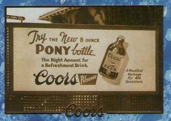 1995 Coors #80 Pony Bottle Billboard Front