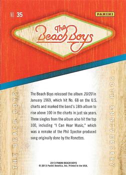 2013 Panini The Beach Boys #35 The Beach Boys Back