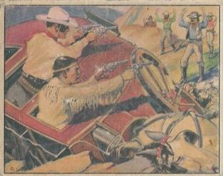1940 Gum Inc. Lone Ranger (R83) #5 The Wrecked Stagecoach Front