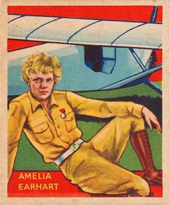 1934 National Chicle Sky Birds (R136) #48 Amelia Earhart Front