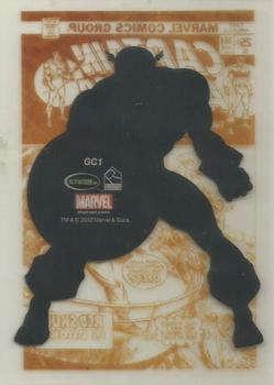 2013 Rittenhouse Marvel Greatest Battles - Gold Covers #GC1 Captain America Back