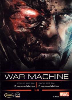 2013 Rittenhouse Legends of Marvel: War Machine #L4 War Machine Back