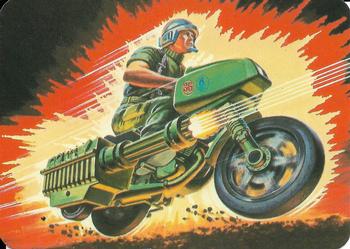 1986 Hasbro G.I. Joe Action Cards #33 Rapid-Fire Motorcycle (RAM) Front