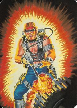 1986 Hasbro G.I. Joe Action Cards #104 Torch Front