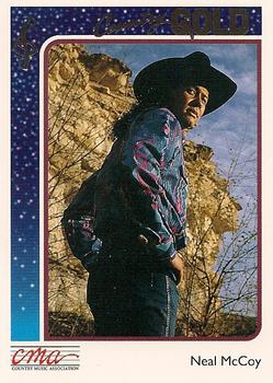 1992 Sterling Country Gold - Gold Foil #14 Neal McCoy Front