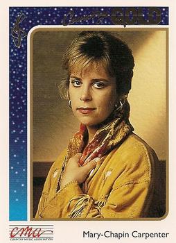 1992 Sterling Country Gold - Gold Foil #20 Mary-Chapin Carpenter Front