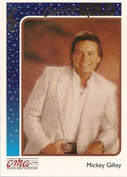 1992 Sterling Country Gold - Gold Foil #21 Mickey Gilley Front