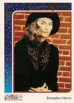 1992 Sterling Country Gold - Gold Foil #57 Emmylou Harris Front