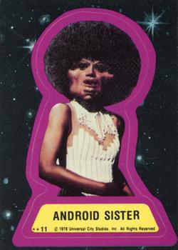 1978 Topps Battlestar Galactica - Stickers #11 Android Sister Front