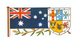 1967 Brooke Bond Flags and Emblems of the World #3 Australia Front